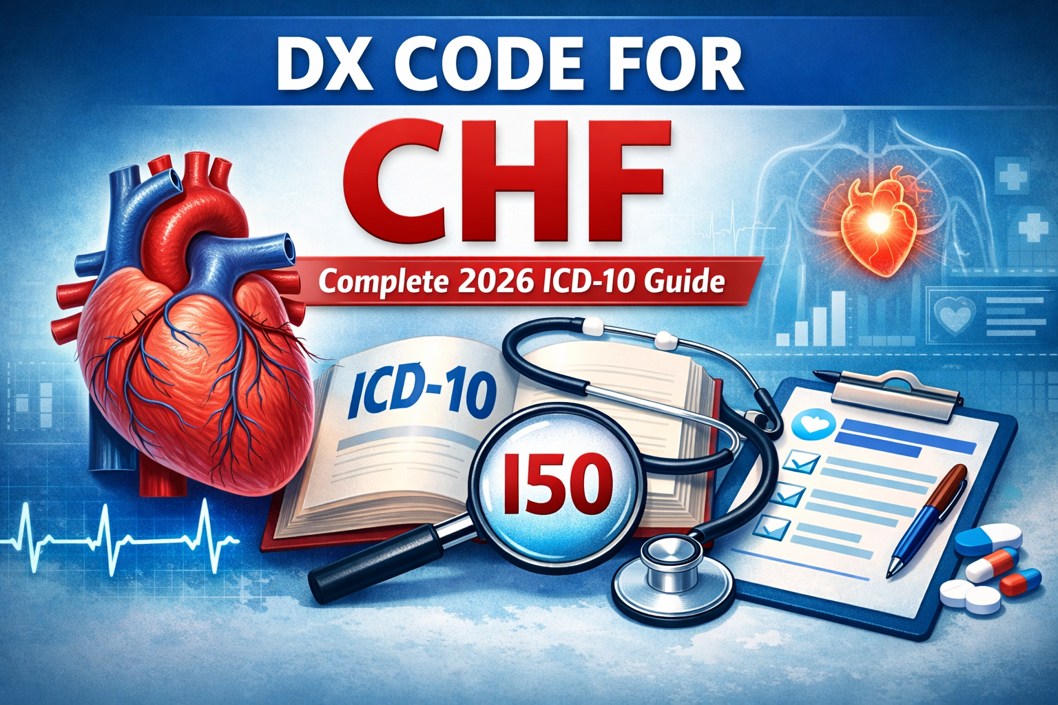 DX Code for CHF ICD-10 Guide 2026 | Complete CHF Coding